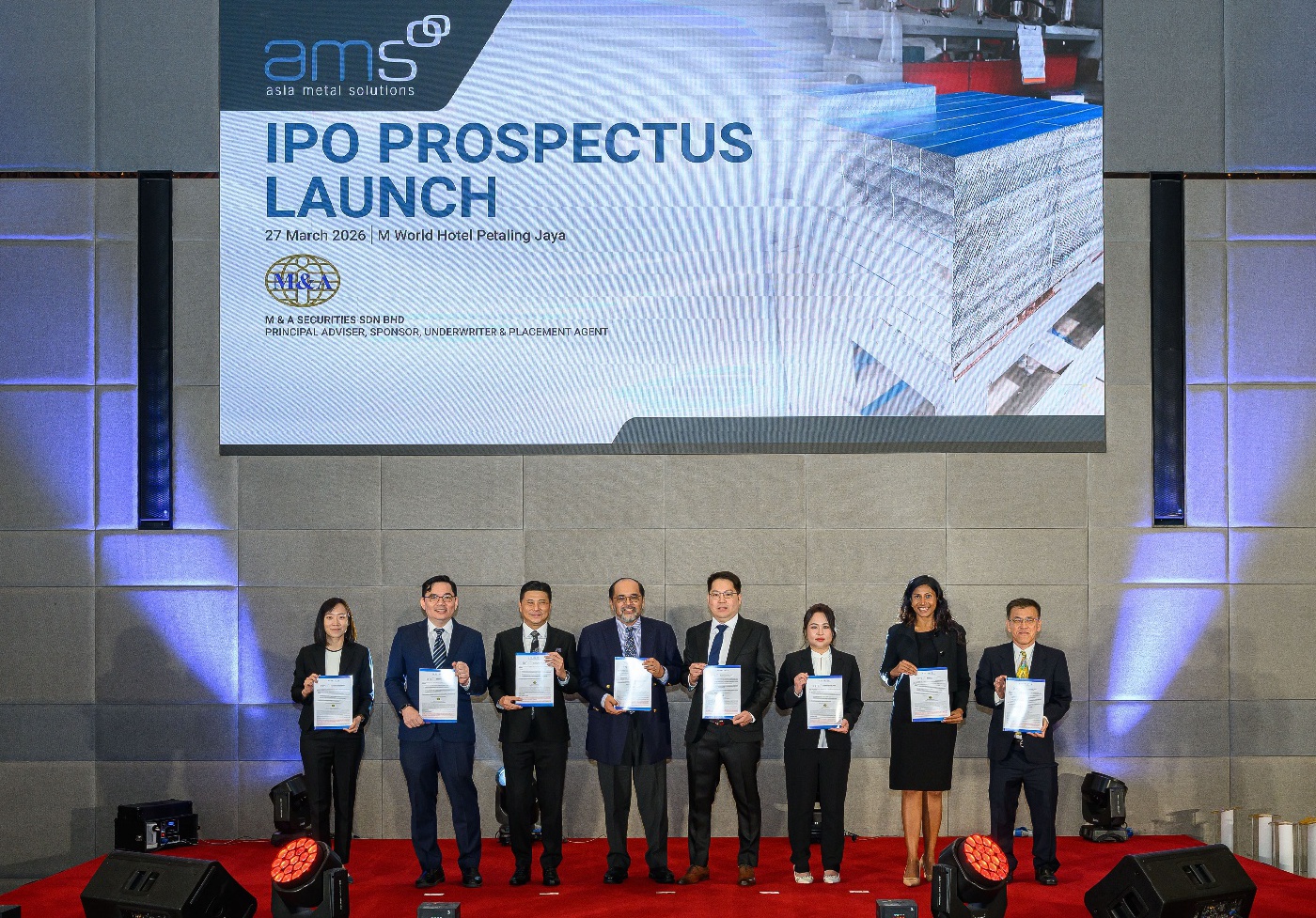 AMS Advanced Material IPO valuation concerns TA Securities ACE Market listing