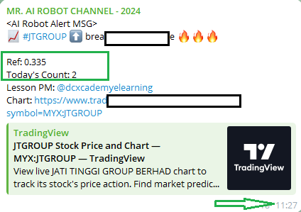 马股AI Alerts教学: 怎样赶在暴涨之前买到 JTGROUP?: 0608 jtgroup ai alert 2