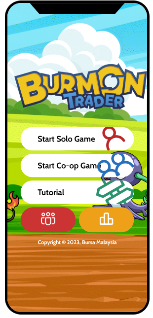 Burmon Trader: A new game for kids to trade by Bursa Malaysia: burmon1 step1