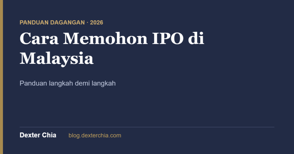 Cara Memohon IPO di Malaysia