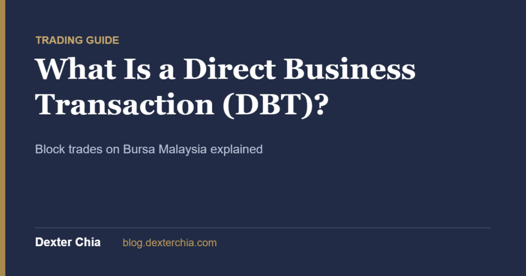 What Is a Direct Business Transaction (DBT)?