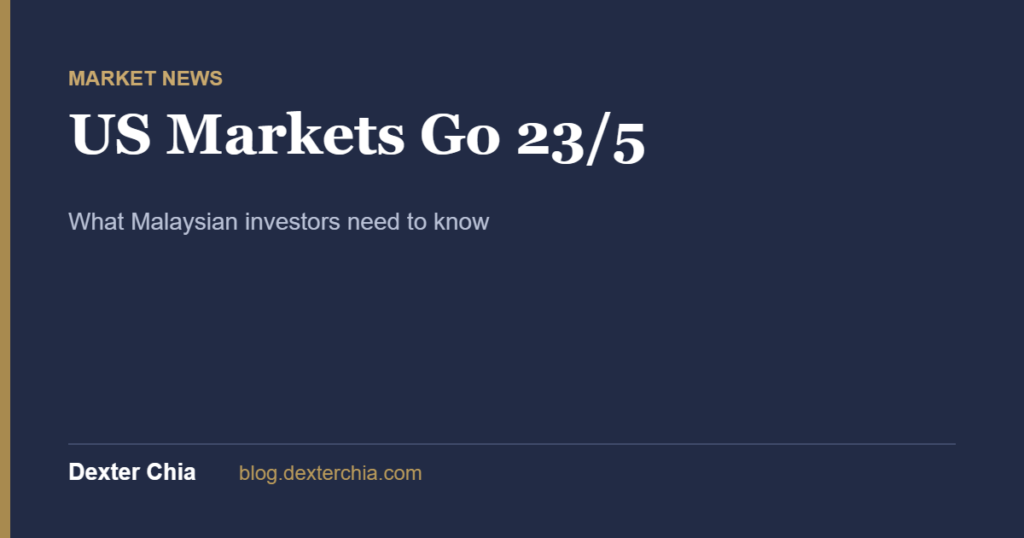 US Markets Go 23/5