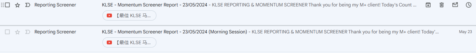 You will receive 2 summary of the today's count report every day.