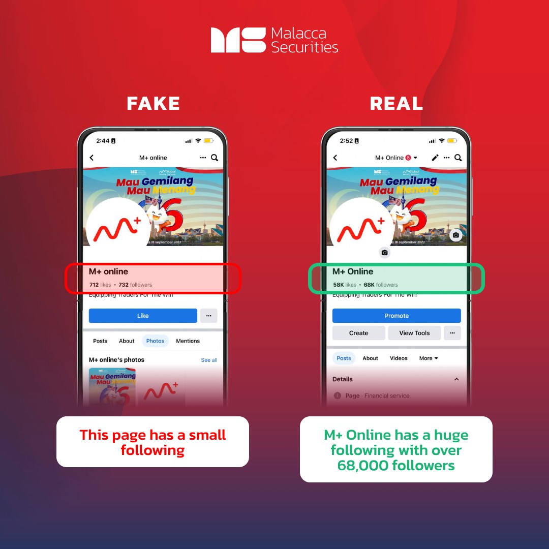 Scam Alert: The Real M+ Online vs the Fake M+ Online: scamalert2