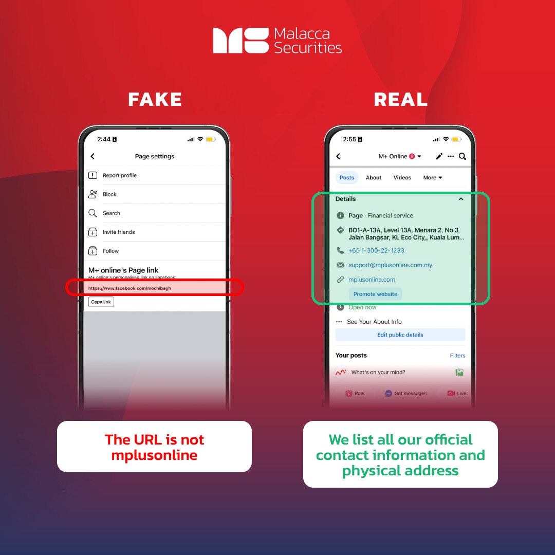 Scam Alert: The Real M+ Online vs the Fake M+ Online: scamalert3