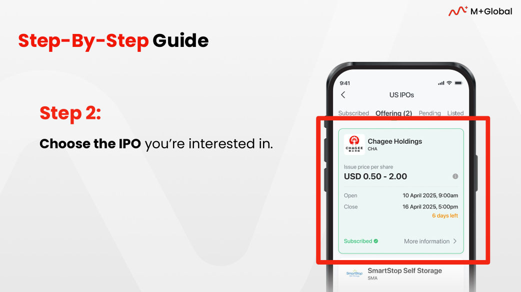 Malaysians Can Now Invest in US IPOs with M+ Global – Starting from Just USD 5,000: step by step for us ipo application 2