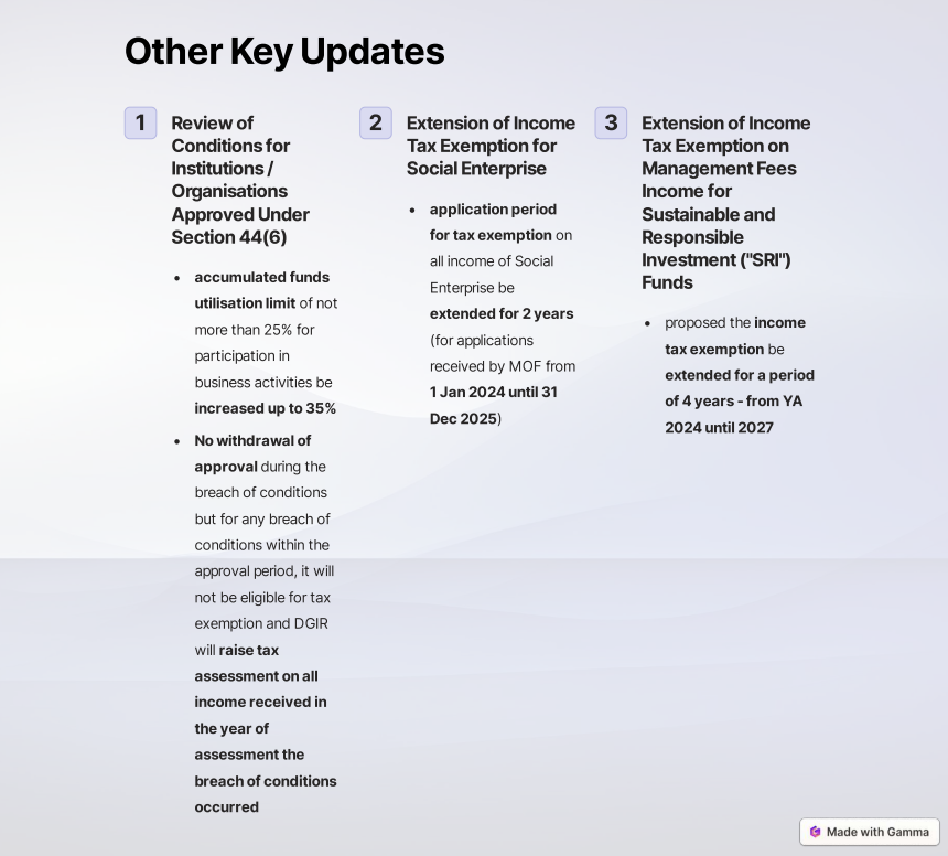 Tax Updates: Summary of the Malaysia's Budget 2024 Tax Updates: tax update 5