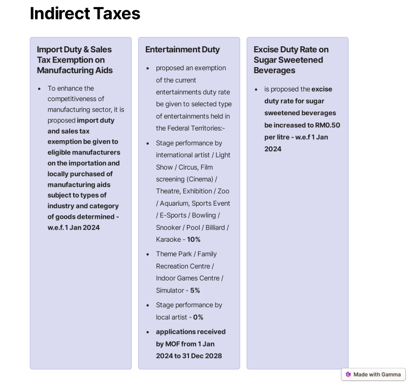 Tax Updates: Summary of the Malaysia's Budget 2024 Tax Updates: tax update 8