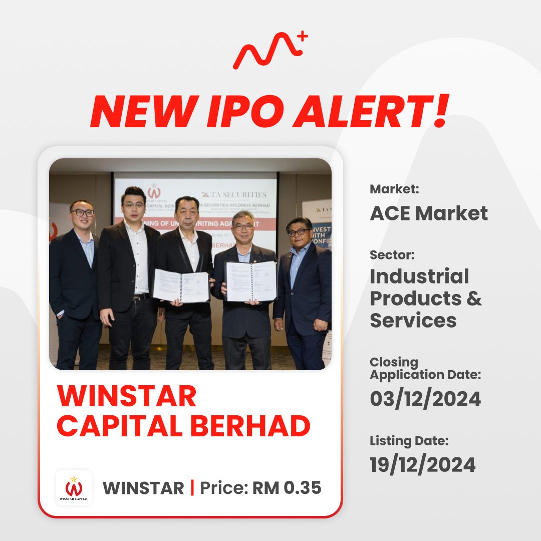 Winstar Capital Berhad going to listed on Bursa Malaysia