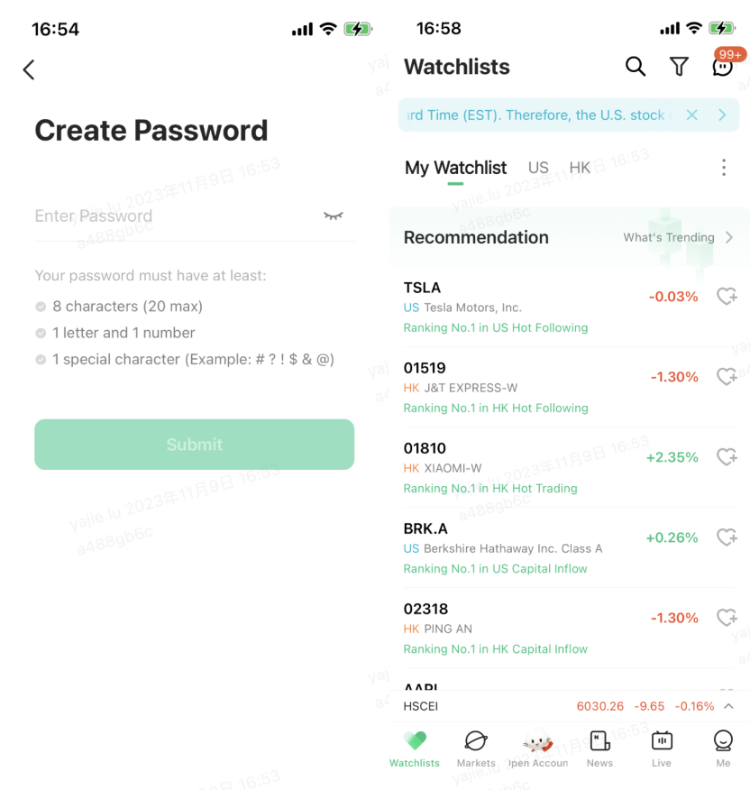 Account Opening Guidelines — M+ Global app screenshot 2