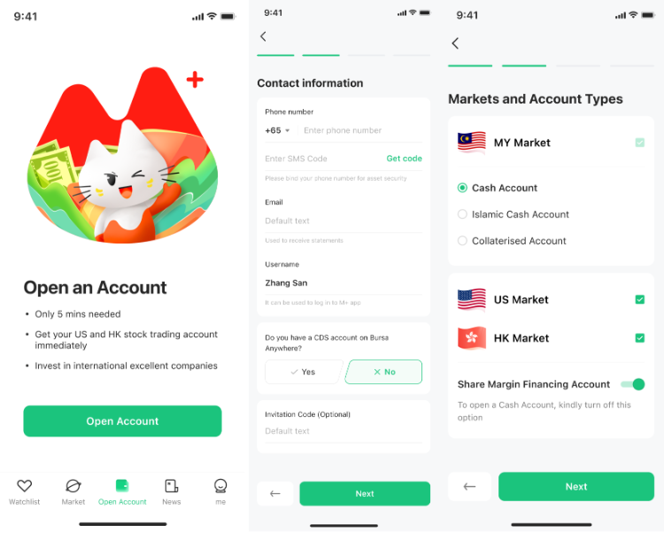 Account Opening Guidelines — M+ Global app screenshot 3