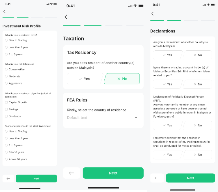 Account Opening Guidelines — M+ Global app screenshot 7