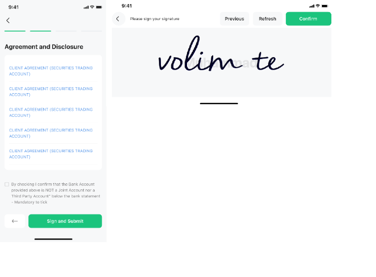 Account Opening Guidelines — M+ Global app screenshot 8