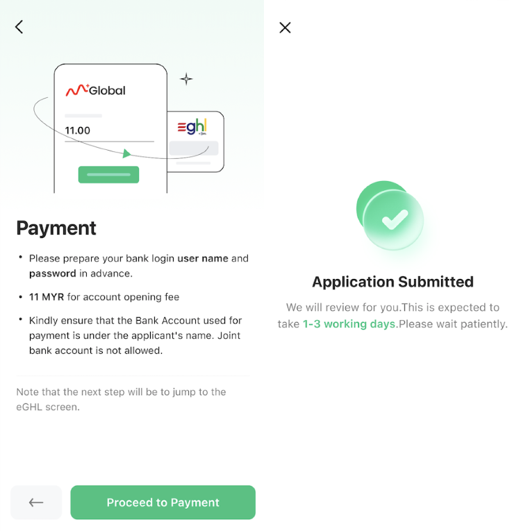 Account Opening Guidelines — M+ Global app screenshot 9