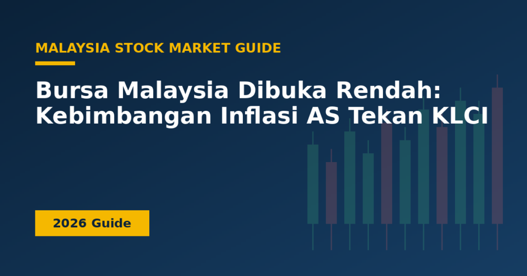 Bursa Malaysia Dibuka Rendah: Kebimbangan Inflasi AS Tekan KLCI