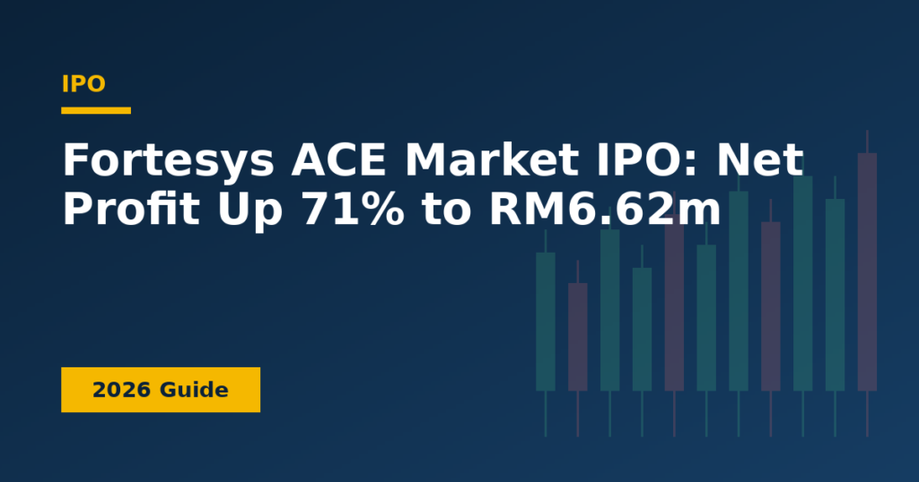 Fortesys ACE Market IPO: Net Profit Up 71% to RM6.62m