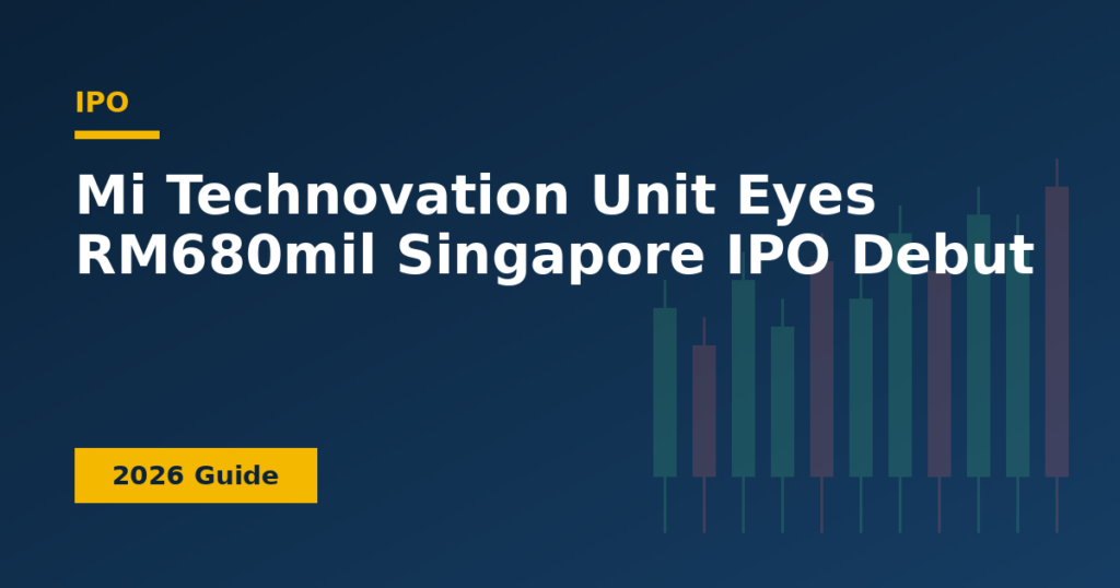 Mi Technovation Unit Eyes RM680mil Singapore IPO Debut