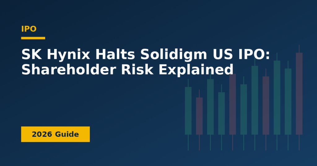 SK Hynix Halts Solidigm US IPO: Shareholder Risk Explained