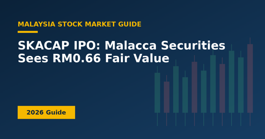 SKACAP IPO: Malacca Securities Sees RM0.66 Fair Value