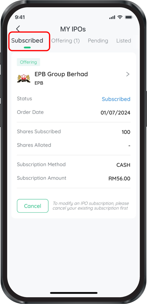How to Apply for IPO Stocks — M+ Global app screenshot 12