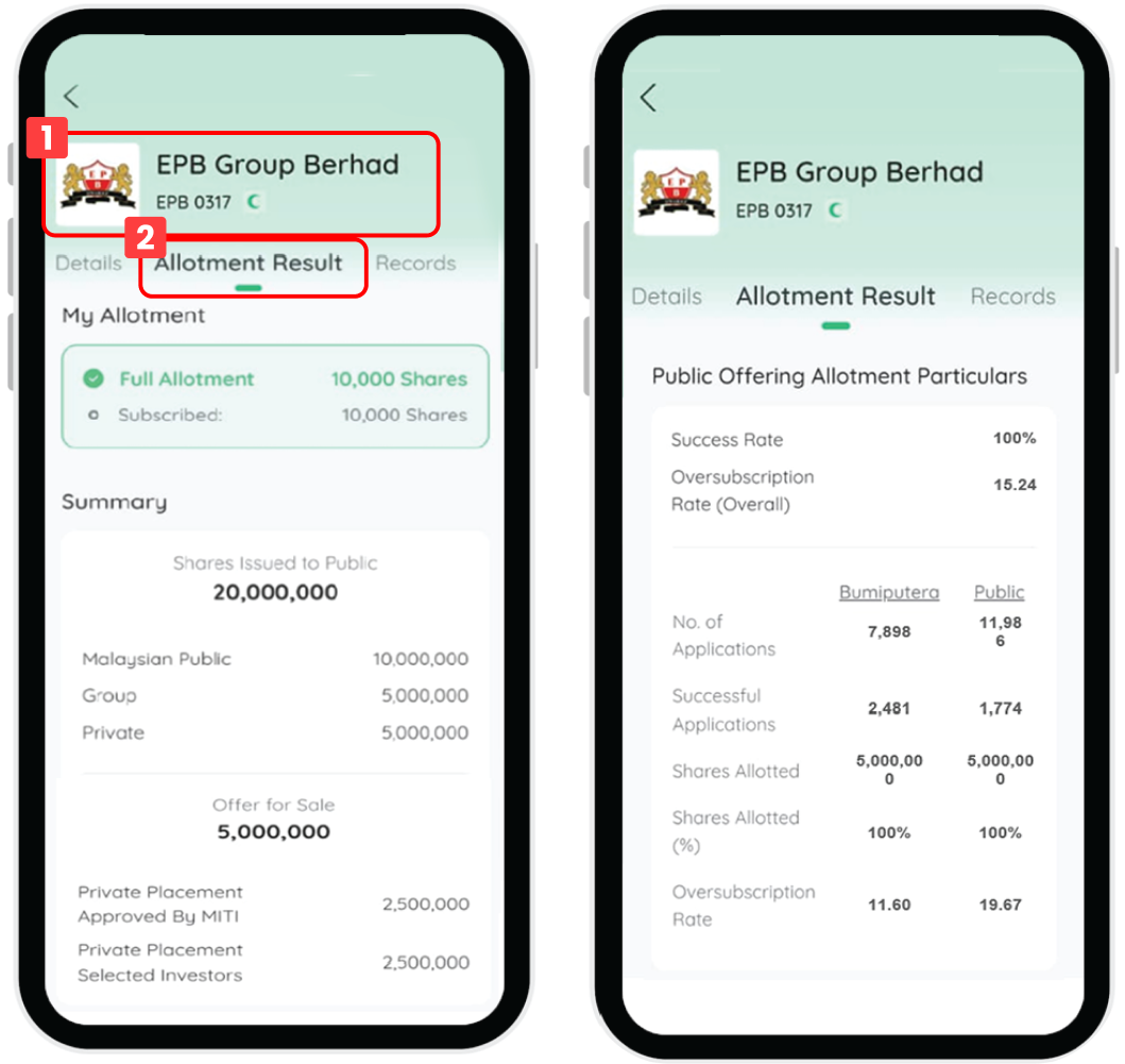 How to Apply for IPO Stocks — M+ Global app screenshot 9