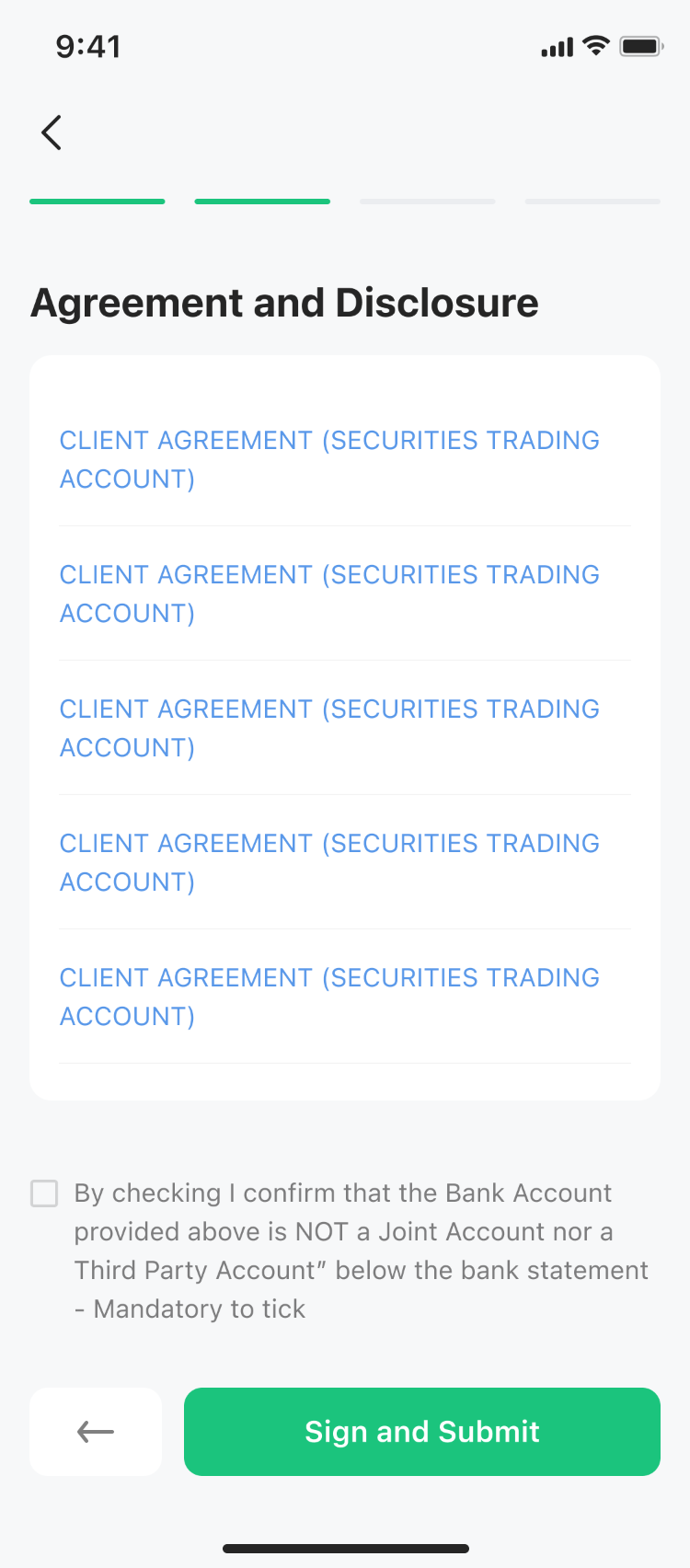 How to Open a Global Account — M+ Global app screenshot 3