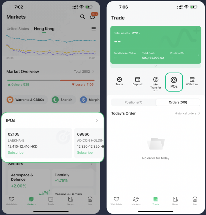 How to Subscribe for IPO (Initial Public Offering) Stocks — M+ Global app screenshot 1