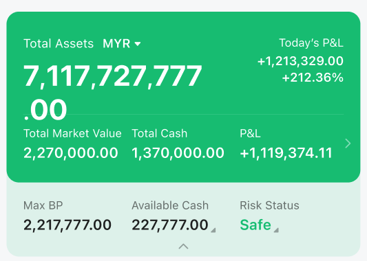 How to View Asset Information — M+ Global app screenshot 3
