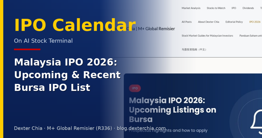 Malaysia IPO 2026: Upcoming & Recent Bursa IPO List