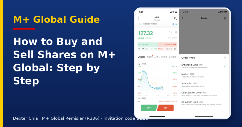 How to Buy and Sell Shares on M+ Global: Step by Step