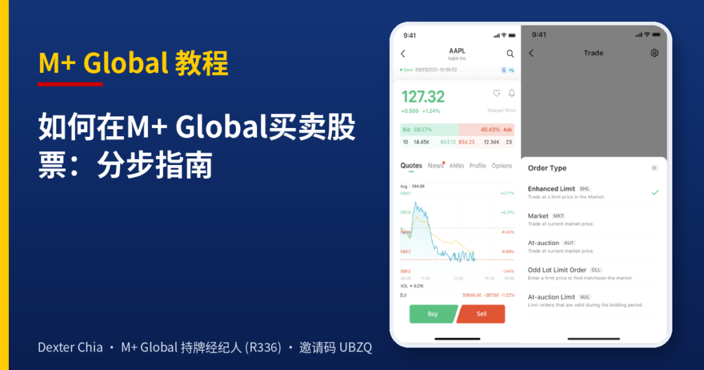 如何在M+ Global买卖股票：分步指南