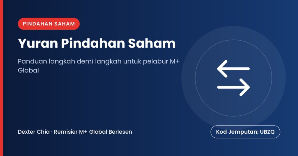 Yuran Pindahan Saham — panduan M+ Global