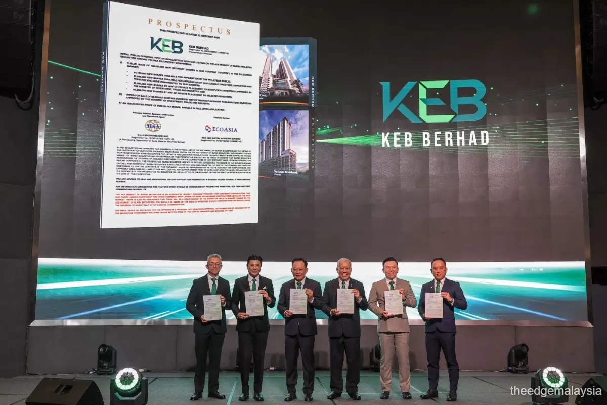 KEB Raises RM79.37m in ACE Market IPO at 35 Sen Each