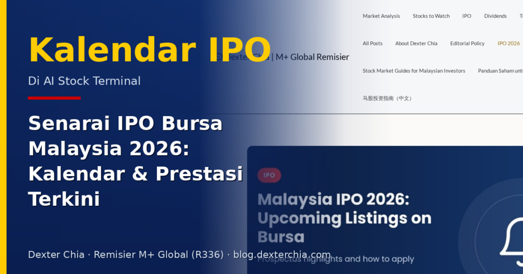 Senarai IPO Bursa Malaysia 2026: Kalendar & Prestasi Terkini
