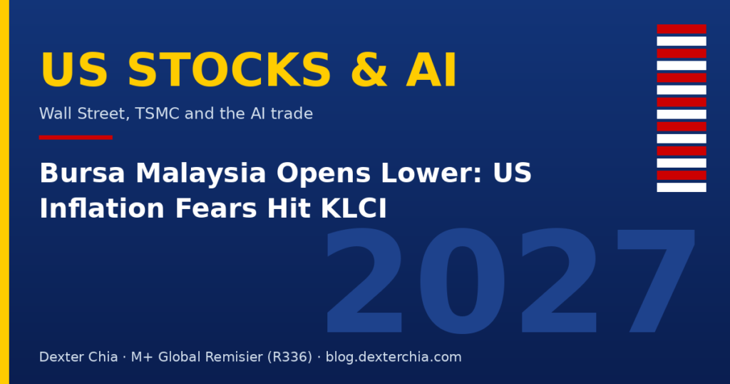 Bursa Malaysia Opens Lower: US Inflation Fears Hit KLCI