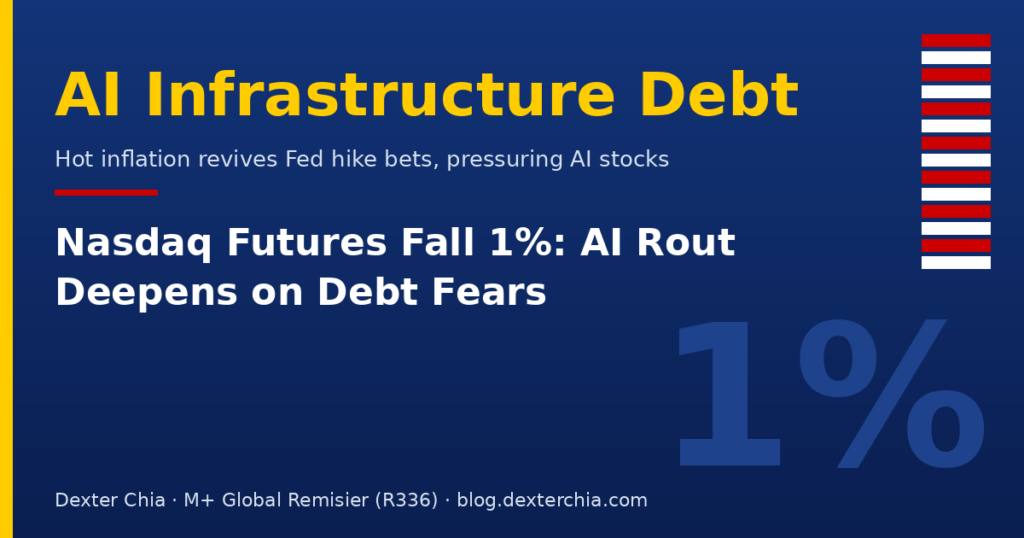 Nasdaq Futures Fall 1%: AI Rout Deepens on Debt Fears