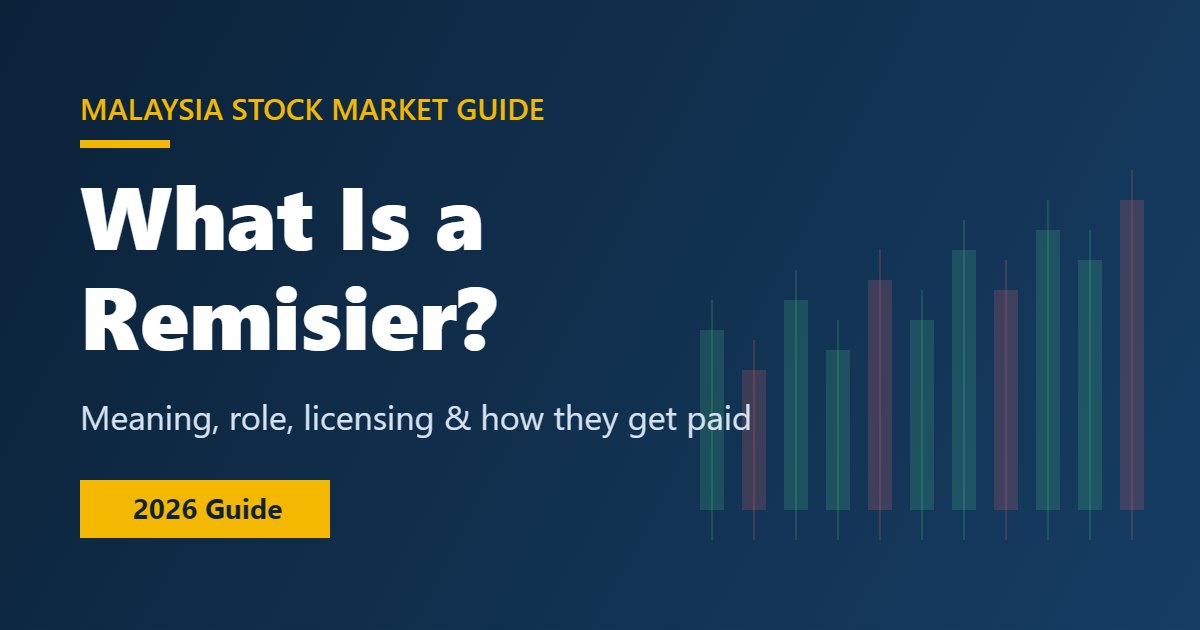 What is a remisier in Malaysia - 2026 guide